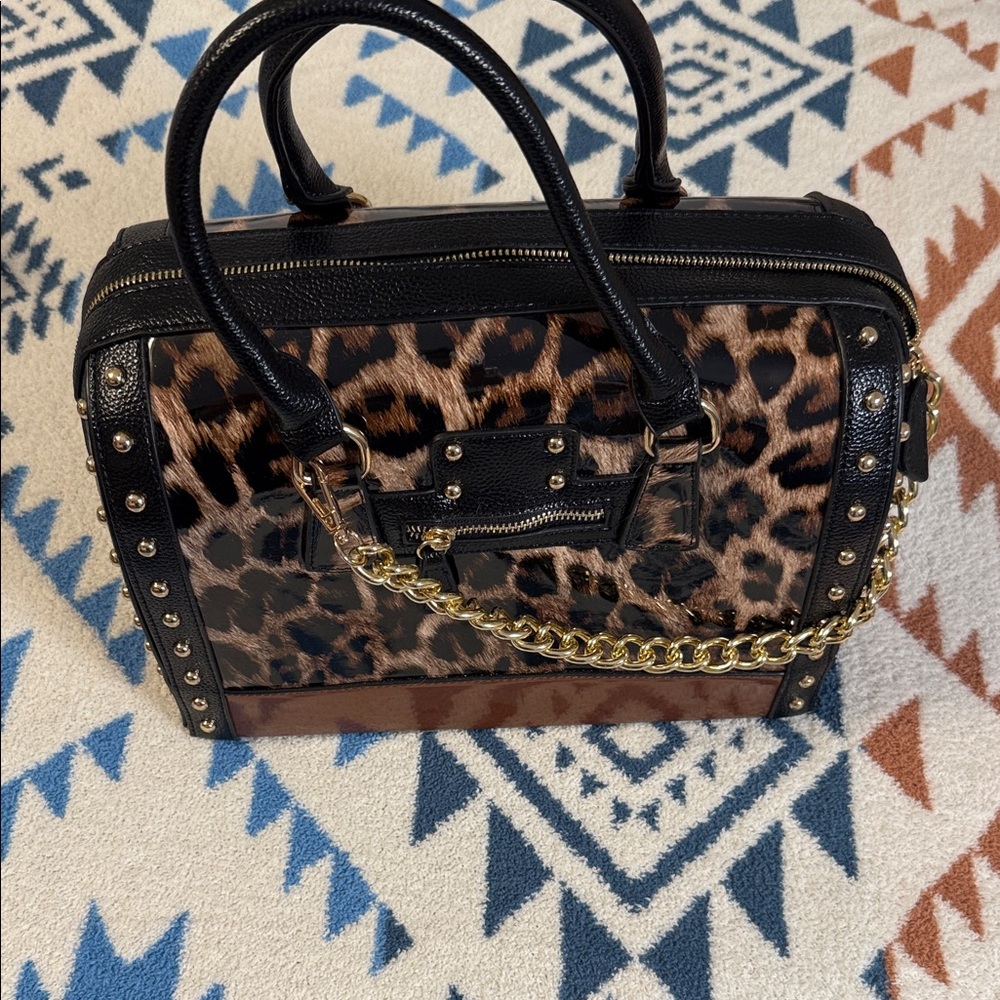 Leopard Dasein Barrel Bag